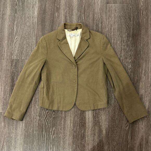 EUC See by Chloé Cotton Blazer Jacket 6 SINV Era Made in Italy Tailored Blazer - Picture 11 of 16